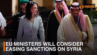 EU agrees to tackle Syria sanctions as Western, Arab leaders meet in Riyadh | DD India Live