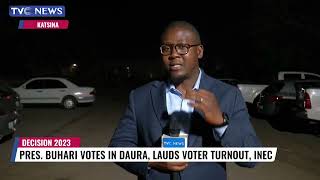 #Decision2023: Buhari Lauds Voters Turnout, INEC In Daura