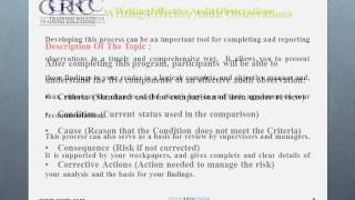 Writing Effective Audit Observations
