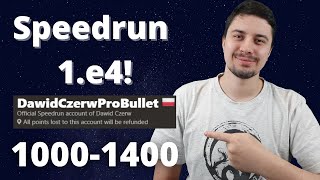 Szachowy speedrun: gram 1.e4 | 1000-1400 elo