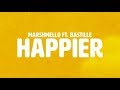 Marshmello ft Bastille Happier  Lyrics