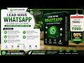Lead Wave WhatsApp Marketing Software l ₹9999+ Premium Tool Niw Just ₹999/-