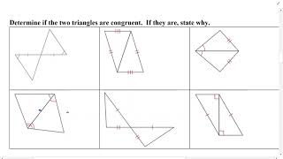 4-4 and 4-5 Proving Triangles Congruent