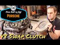 Conversion clutch and flywheel - Porsche 986 Boxster V8 engine swap track car build 7