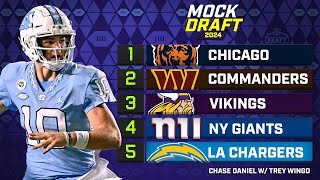 The Only 2024 NFL Mock Draft You Need To Watch - Full Breakdown | Chasin' It