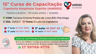 🏥❣️  O Lut0 na Capelania | Dra. Taciana Cristina Freitas de Lima | 10/OUT/23 | #capelaniahospitalar