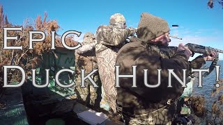 AMAZING late season Duck and Brant hunt in the Outer Banks - Cape Hatteras, NC (CATCH AND COOK)!!!