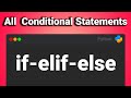 All Python Conditional Statements Explained (From Zero to Pro)