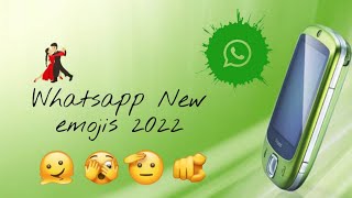 WhatsApp New Emojis 2022 || Facial Reactions || #Latest_emojis