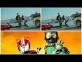 drive u0026 3 vs riderman u0026 v3 • super hero taisen gp •