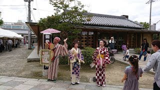 ちんどん通信社　練り歩き　四天王寺古書まつり