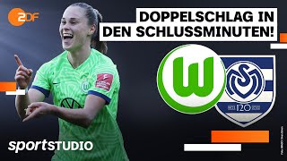 VfL Wolfsburg – MSV Duisburg Highlights | Frauen-Bundesliga, 7. Spieltag 2022/23 | sportstudio