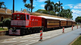 Trem da Fepasa Jaguariúna X Campinas / Loc.Diesel GE 64T Nº3104 ABPF.