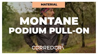 🔝Chaqueta Montane Podium Pull-On🔝cuando la ligereza es fundamental | CORREDOR