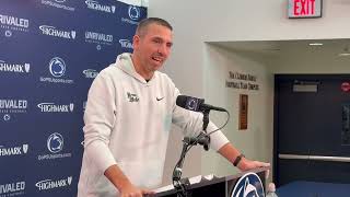 Penn State coach Matt Campbell on new quarterback Rocco Becht