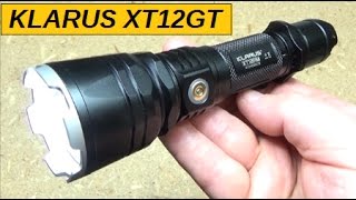 Klarus XT12GT, 1600LM, 600 Meters (25% OFF) Excellent Tactical Light