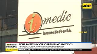 Sigue investigación sobre insumos médicos