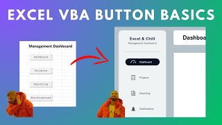 Create Modern UI Buttons in Excel with VBA | Step-by-Step Tutorial