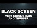 Rain Sounds for Sleeping, Fucus, Meditation & Relaxing with Black Screen