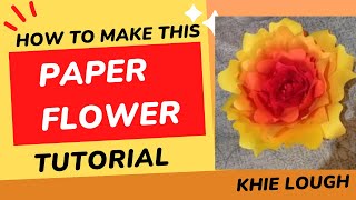 Master the Art of Paper Flowers | DIY Crafting Tutorial for Stunning Floral Decor!🌸🌸