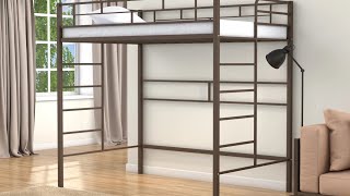 Кровать-чердак Амстердам 2-120 #metalbedloft #кроватьчердак