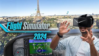 FLIGHT SIMULATROR 2024 en VR ! C'EST UNE DINGUERIE !! (Pimax Crystal Light)