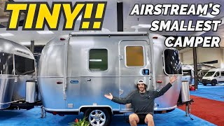 It’s TINY!! This is Airstream’s SMALLEST camper! 2025 Airstream Bambi 16RB travel trailer RV