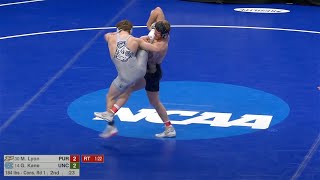 184lbs Max Lyon (Purdue) vs Gavin Kane (North Carolina)