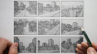 How To Draw ANY SCENE in PERSPECTIVE - Tutorial