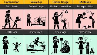 Strict Mom vs Soft Mom | Parenting Reality Every Child Understands