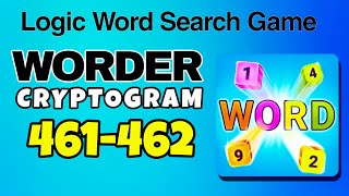 WORDER Logic Word Search Game level 461 462