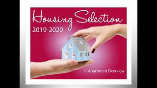 Step 1a. Apartment Selection Overview- Biola Housing (Seniors get priority)