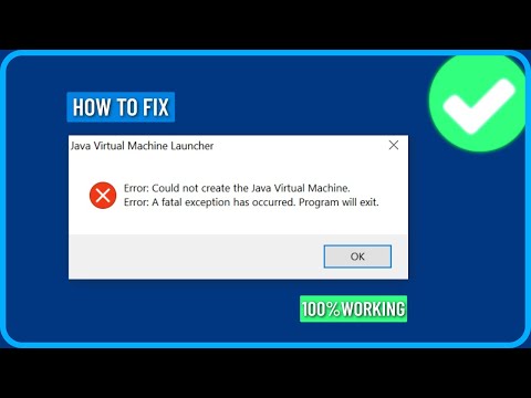 How to Fix Java Virtual Machine Launcher Error Could Not Create the Java Virtual Machine