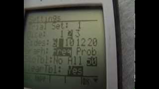 Probability Simulation on TI-84 Plus calculator