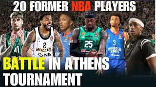 20 Ex NBA Players Compete In INTENSE Games In Athens Tournament - Full Highlights Of Each Player