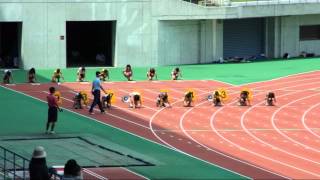 丹有総体－3年女子100m準決勝1組