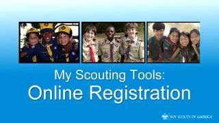 MyScouting Tools Online Registration