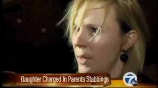 Daughter charged in parents stabbings