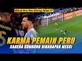 Awalnya Sok Keras, Akhirnya Sungkem Sama Messi !! Pembalasan Leo Messi Saat Coba Diprovokasi Peru