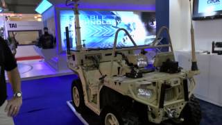 SOFEX 2014 C2UK C-Quad Mobile C4ISTAR Platform