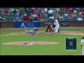 laa@tex andrus hits a run scoring single to center