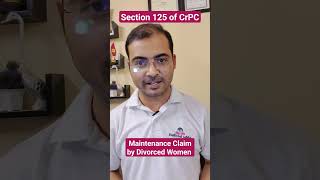 Maintenance under CrPC | Section 125 of CrPC | Maintenance by Divorced #maintenance #divorced wife