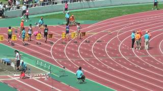 H28　千葉県中学通信陸上　2年男子100m　B決勝