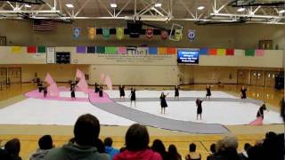 Westview HS Varsity Colorguard Prelims at Libery 2-25-2012