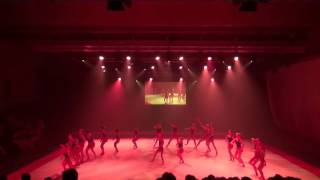 Groepsoefening acro turnfeest Waarschoot 9 april 2016