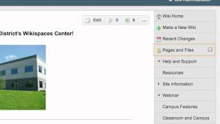 Wikispaces Campus: An Introduction