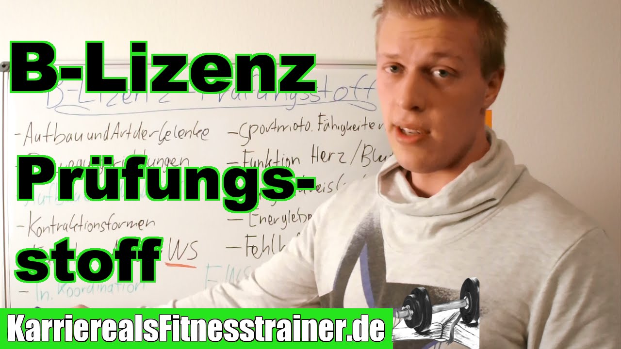 Das Musst Du Für Die B-Lizenz Fitnesstraining Prüfung Unbedingt Wissen ...