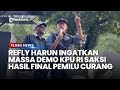 Kembali Geruduk KPU, Refly Harun Ingin Saksikan Babak Akhir Kecurangan Pemilu