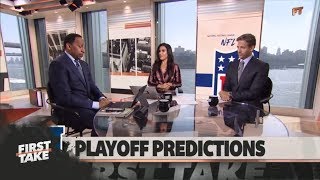 Stephen A., Max make their early NFL playoff predictions | First Take | ESPN