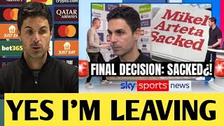 🔴Mikel Arteta's Arsenal Departure: A New Chapter on the Horizon